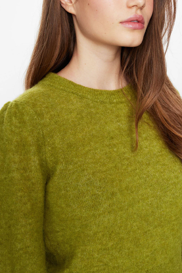 Numph Rietta Golden Cypress Pullover