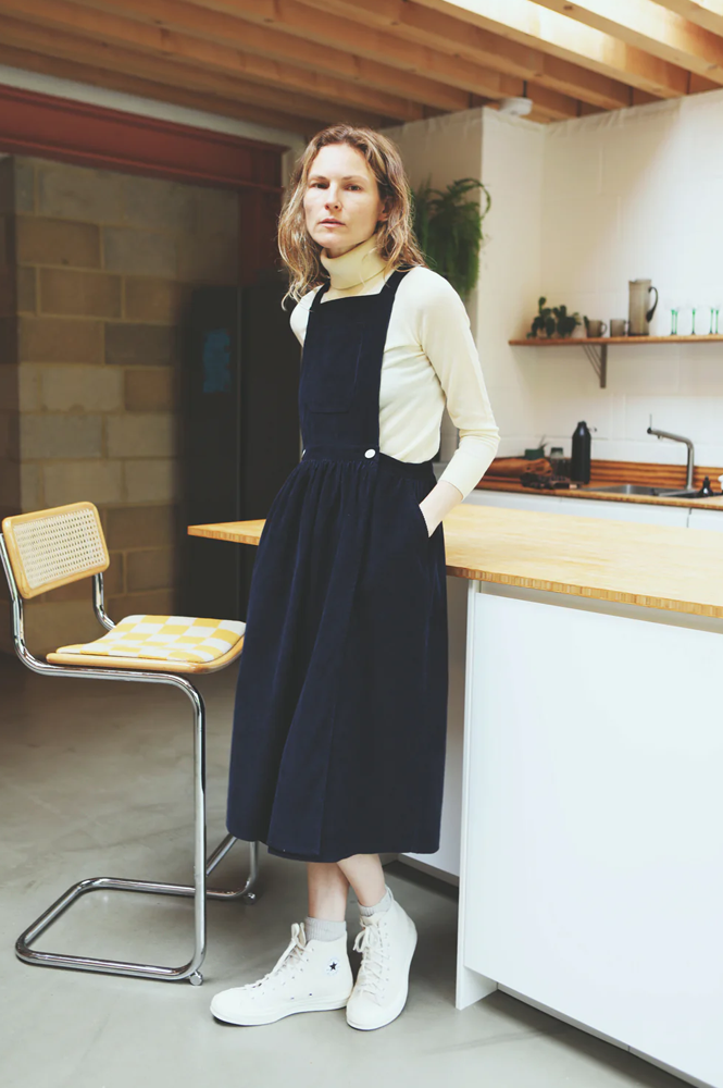 L.F. Markey Ross Navy Pinafore