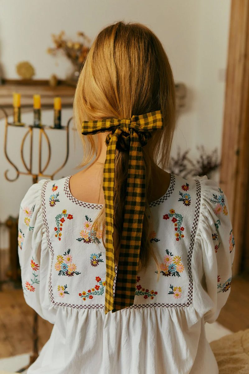 Meadows Long Bow Scrunchie - The Mercantile London