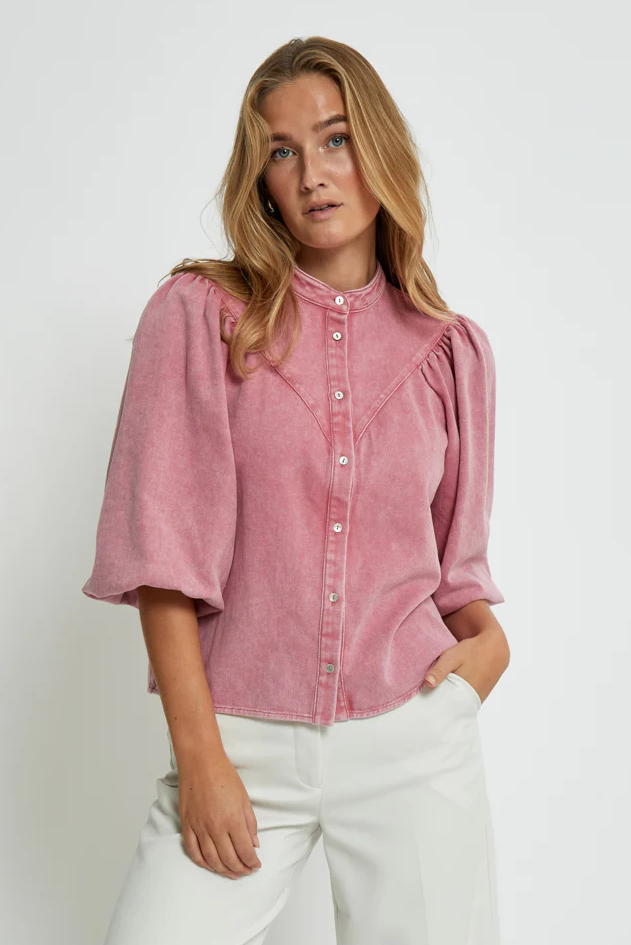 Minus Solene Desert Rose Denim Shirt