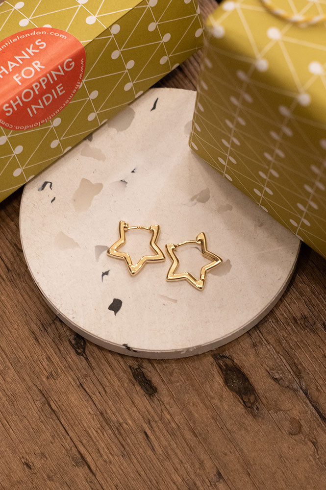 L.A. Gold Star Earrings