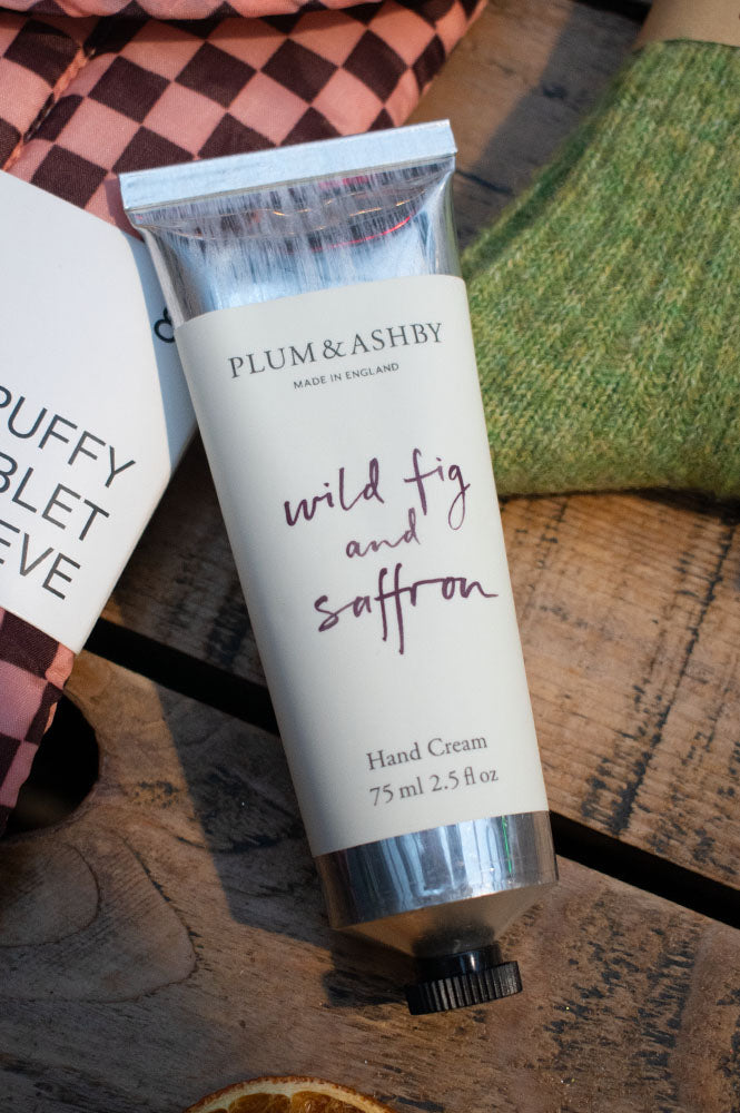 Plum & Ashby Wild Fig & Saffron Hand Cream Tube