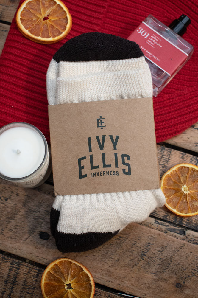 Ivy Ellis Puck Socks in Zingo