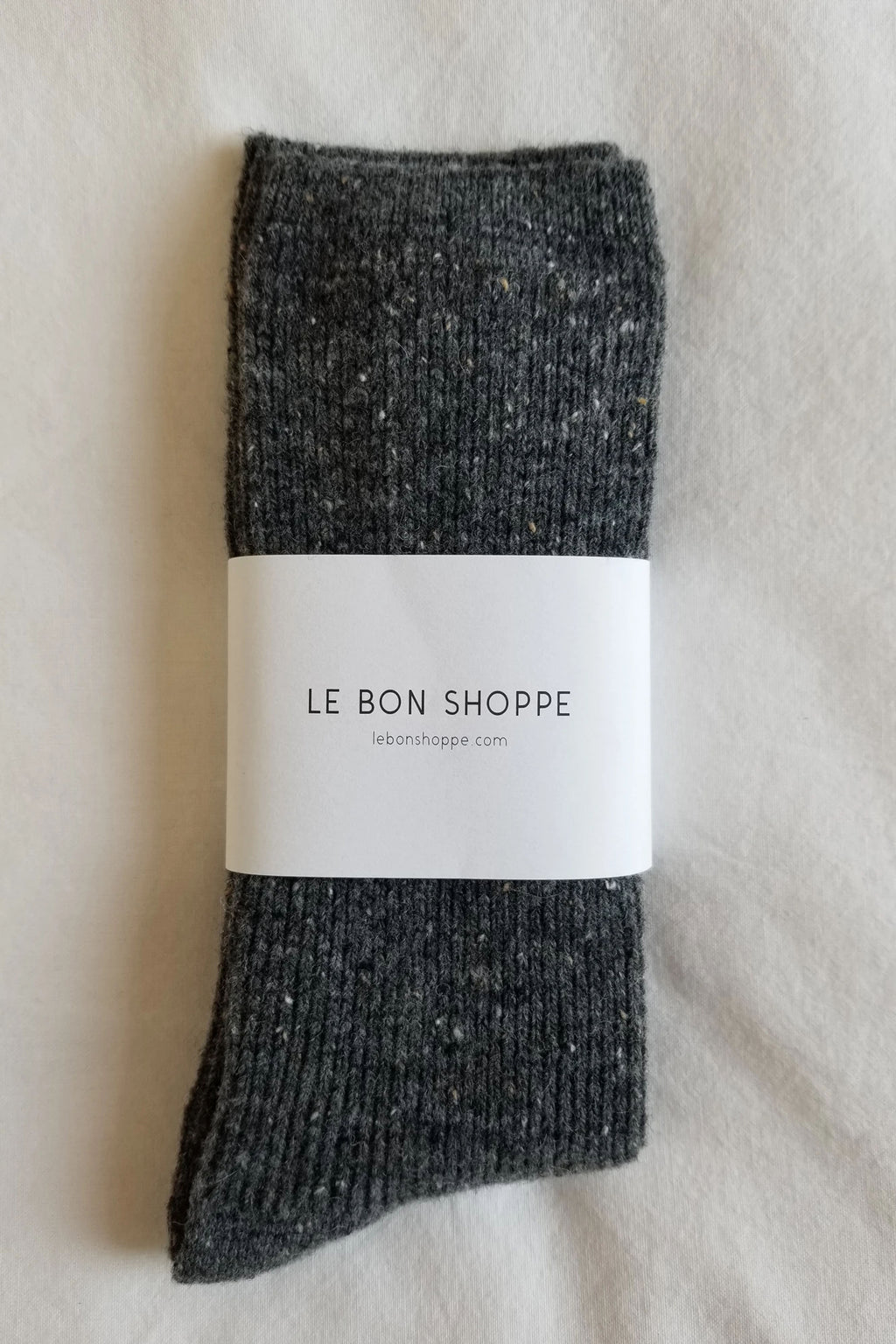 Le Bon Shoppe Snow Charcoal Socks - The Mercantile London