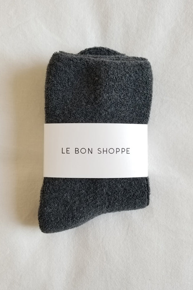 Le Bon Shoppe Cloud Charcoal Socks - The Mercantile London