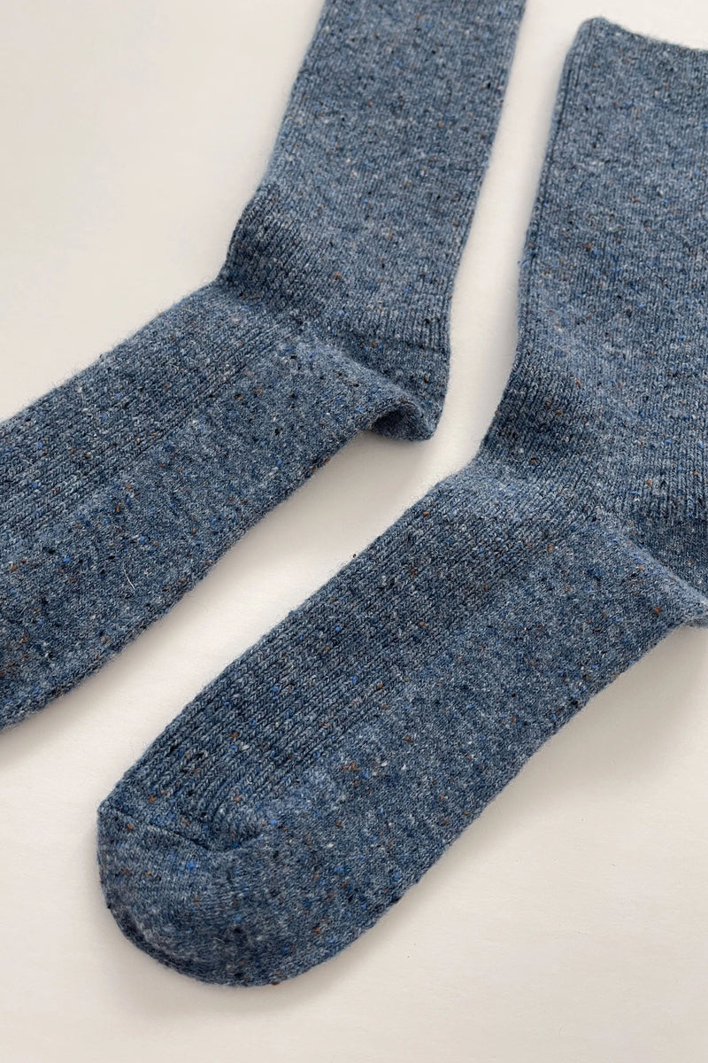 Le Bon Shoppe Snow Denim Socks - The Mercantile London