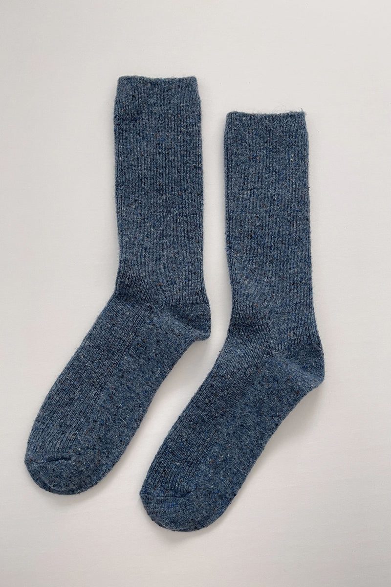 Le Bon Shoppe Snow Denim Socks - The Mercantile London