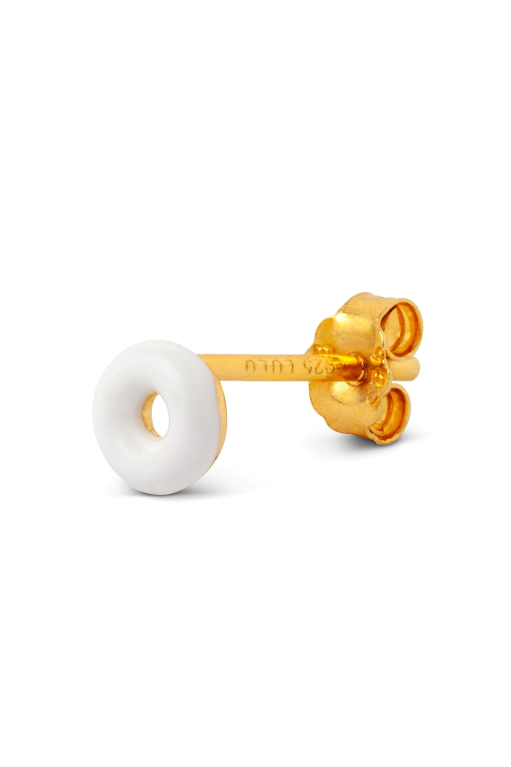 Lulu Enamel Donut Earring Various Colours - The Mercantile London