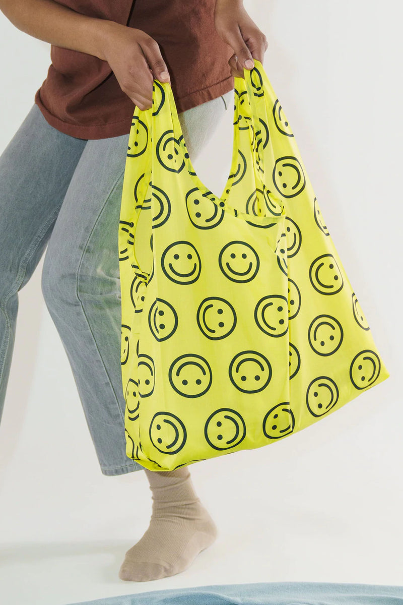 Baggu Standard Reusable Yellow Happy Bag - The Mercantile London