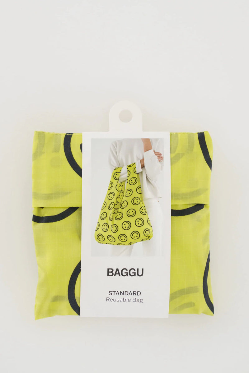 Baggu Standard Reusable Yellow Happy Bag - The Mercantile London