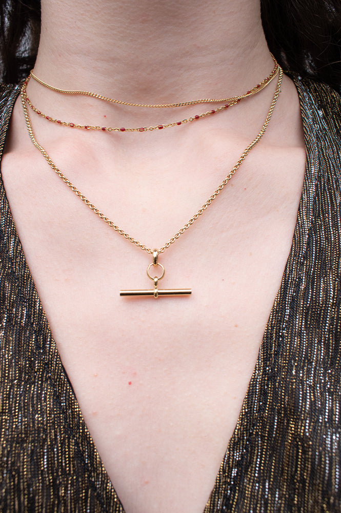 T Bar Necklace - The Mercantile London